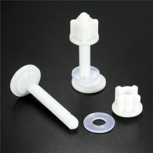 1 Pair Toilet Seat Hinge Bolts Replacement Screws Fixing