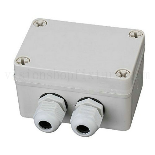 Plastic electrical junction boxes