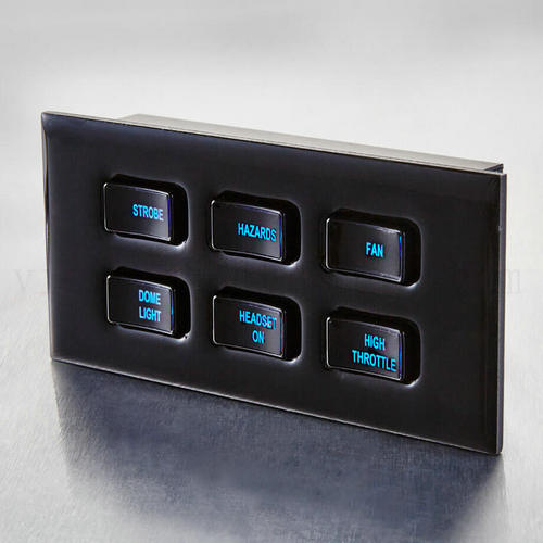 Plastic 6 Circuit Switch Panel