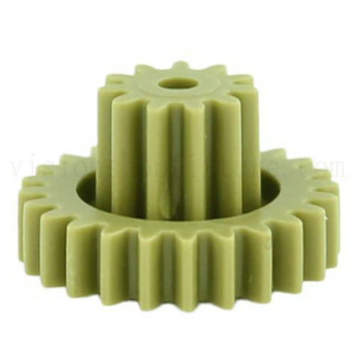 Plastic gear Module 0.600, Teeth 24Z, Shape with pinion