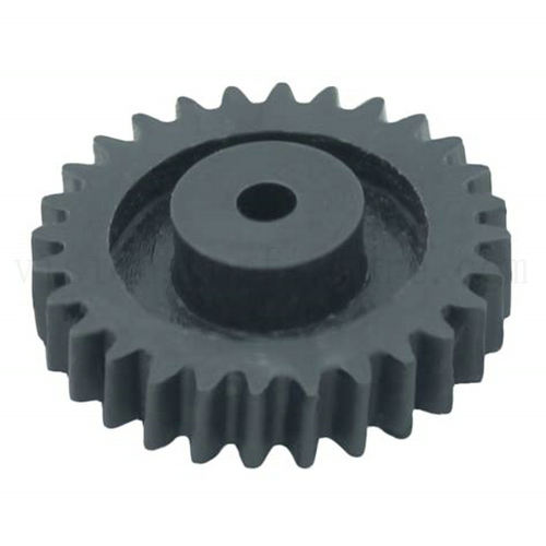 Plastic gear Module 0.600, Teeth 24Z, Shape with pinion