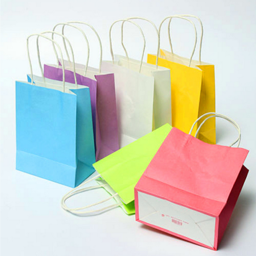 Paper bag customized size and color customized printed