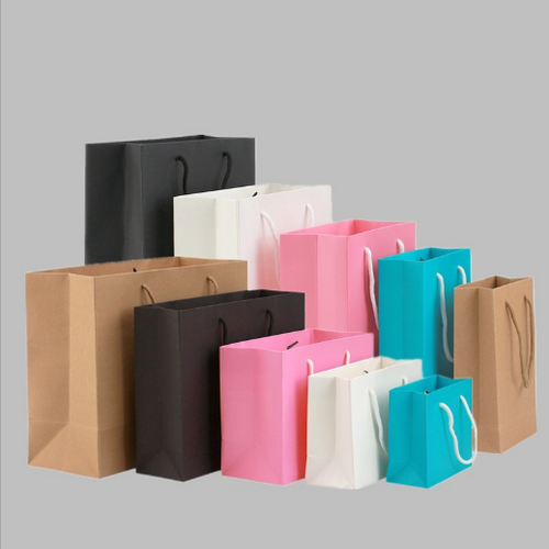 Paper bag customized size and color customized printed